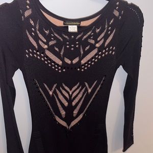 Catherine malandrino black dress